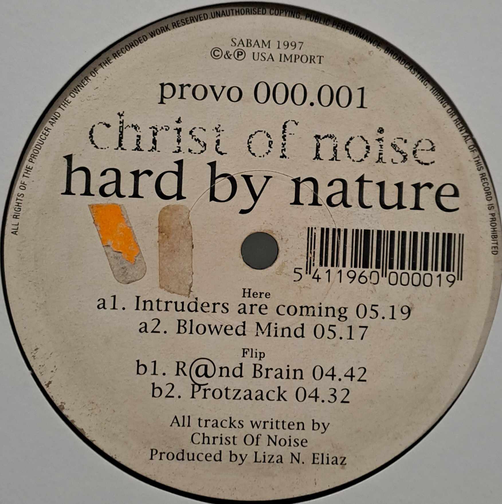 Provision Records 01 - vinyle hardcore